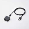 ELECOM 指紋認証リーダー/有線/Win/MoC/USB-A/ブラック (CR-FI50UBK)