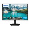 PHILIPS 液晶ディスプレイ 24.1型/1920×1200/USB-C、DisplayPort、HDMI/ブラック/スピーカー：あり/5年間フル保証/省資源化パッケージ/昇降スタンド/給電(PD)90W (24B2U3301D/11)