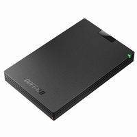 BUFFALO HD-PGAC1U3-BA USB3.2(Gen1)対応ポータブルHDD Type-Cケーブル付 (HD-PGAC1U3-BA)画像