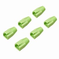 BUFFALO BLABRJ45GR6 先付け用コネクター保護カバー6個入り グリーン (BLABRJ45GR6)画像