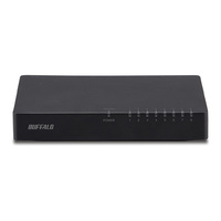 BUFFALO LSW4-TX-8EP/BKD 10/100Mbps対応 スイッチングHub 8ポート ブラック (LSW4-TX-8EP/BKD)画像