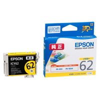 EPSON ICY62 PX-203/503A用 インクカートリッジ(イエロー) (ICY62)画像