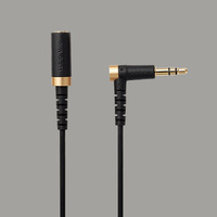 ELECOM ヘッドホン延長ケーブル/高耐久/1m/ブラック EHP-35ELS10BK (EHP-35ELS10BK)画像