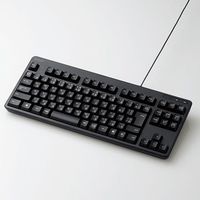 有線キーボード/メンブレン式/コンパクトサイズ/ブラック画像