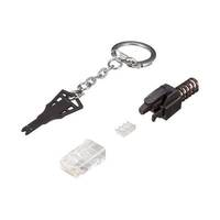 BUFFALO BLACL5E10 Cat5e対応ロック付きLANコネクター10個入り (BLACL5E10)画像