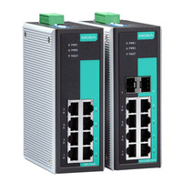 MOXA アンマネージド ギガビット イーサスイッチ 6、2 Tモデル (EDS-G308-2SFP-T)画像