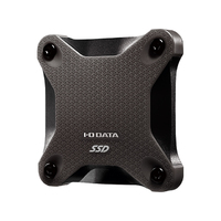 I.O DATA USB 3.1 Gen 1(USB 3.0)/2.0対応ポータブルSSD 250GB スモーキーBK (SSPH-UT250K)画像