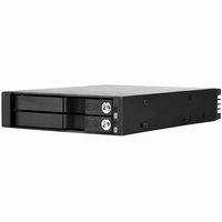 SILVERSTONE FS202 2.5インチドライブ×2ホットスワップベイ (SST-FS202B)画像