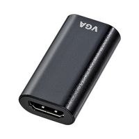 サンワサプライ HDMI-VGA変換アダプタ(HDMI Aメス-VGAメス・ブラック) AD-HD13VGA (AD-HD13VGA)画像