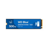 Western Digital WD Blue SN5000 SSD M.2 PCIe Gen 4 x4 with NVM Express 500GB M.2 2280 (WDS500G4B0E)画像