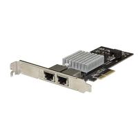 StarTech 2ポート10GBase-T増設PCIeイーサネットLANカード NBASE-T対応 5スピード:10G/5G/2.5G/1G/100Mbps対応NICカード (ST10GPEXNDPI)画像