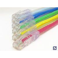 Cat6ケーブル ストレート 単線 桃 3m画像