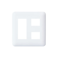 パナソニック コスモシリーズワイド21 コンセントプレート(5コ用)(ホワイト) (WTF7005W)画像