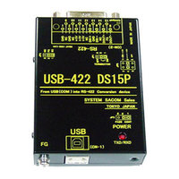 システムサコム USB-422 DS15P USB⇔RJ45/Dsub15P (USB-422 DS15P)画像