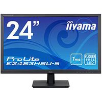 IIYAMA 24型ワイド液晶ディスプレイ ProLite E2483HSU-5 マーベルブラック (E2483HSU-B5)画像