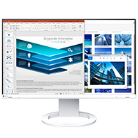 EIZO 液晶ディスプレイ 23.8型/1920×1080/HDMI、DisplayPort、USB Type-C/ホワイト/スピーカー：あり (EV2480-ZWT)画像