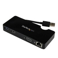 StarTech HDMI/ VGA/ GbE対応ミニドッキングステーション USB3SMDOCKHV (USB3SMDOCKHV)画像