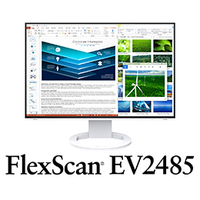 EIZO 液晶ディスプレイ 24.1型/1920×1200/HDMI、DisplayPort、USB Type-C/ホワイト/スピーカー:あり (EV2485-WT)画像