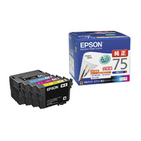 EPSON IC4CL75 ビジネスインクジェット用 インクカートリッジ(4色パック) (IC4CL75)画像