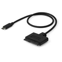 StarTech USB 3.1 (10 Gbps)対応SATA – USB変換アダプタケーブル 2.5インチSATA SSD/HDDに対応 ノートパソコンのUSB-C (Type-C) ポートに接続 SATA 1.0/2.0/3.0規格対応 (USB31CSAT3CB)画像