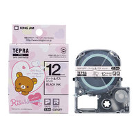 KING JIM テプラPROテ-プハート&バス(ピンク)/黒文字 (SGR12FP)画像