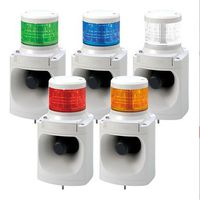 PATLITE LED積層信号灯付き電子音報知器 LKEH-110FA-R (LKEH-110FA-R)画像