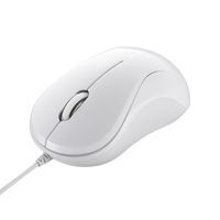 BUFFALO BSMOP050WHZ 有線PS2 光学式マウス 3ボタンタイプ ホワイト (BSMOP050WHZ)画像