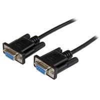 StarTech 1m RS232Cシリアルクロスケーブル メス/メス SCNM9FF1MBK (SCNM9FF1MBK)画像