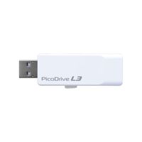 USB3.0メモリー ピコドライブL3 32GB ホワイト GH-UF3LA32G-WH画像