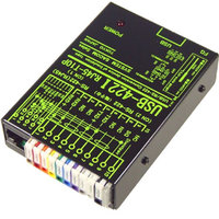 システムサコム RS-232C(USBポート)→RS-422変換ユニット 絶縁 端子台タイプ (USB-422I RJ45-T10P)画像