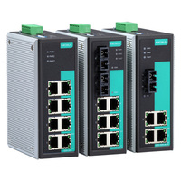 MOXA EtherDevise Server 7ポート10/100BaseTx、1ポートシングルモード100BaseFx (EDS-308-S-SC-T)画像