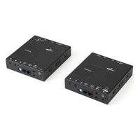 StarTech IP対応HDMI延長分配器キット 4K/30Hz対応 LAN回線経由型HDMI信号エクステンダー送受信機セット Cat5e/Cat6ケーブル対応 (ST12MHDLAN4K)画像