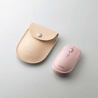 ELECOM BlueLEDマウス/薄型/Bluetooth対応/4ボタン/ポーチ付/ピンク (M-TM10BBPN)画像