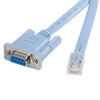 StarTech 1.8m RJ45-DB9 Ciscoコンソールケーブル DB9CONCABL6 (DB9CONCABL6)画像