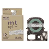 KING JIM PROテープカートリッジ マスキングテープ「mt」ラベル(ドット・ペールブルー) (SPJ12BB)画像