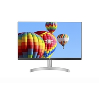 LG 23.8型 FHD(1920×1080) IPS液晶ディスプレイ スピーカー付 ホワイト (24ML600S-W)画像
