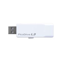 GREENHOUSE USB3.0メモリー ピコドライブL3 64GB ホワイト GH-UF3LA64G-WH (GH-UF3LA64G-WH)画像