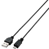 極細Micro-USB(A-MicroB)ケーブル/ブラック/2.0m U2C-AMBX20BK画像