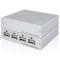 Cypress Technology IP対応 USB2.0延長器&4ポートHUB USB2-EX100S (USB2-EX100S)画像