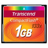 Transcend 1GB CF CARD (133X、 TYPE I ) TS1GCF133 (TS1GCF133)画像