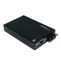 StarTech イーサネット光メディアコンバータ Ethernet(10Base-T/100Base-TX) – 光ファイバ(100BASEーFX) マルチモード 最大2km延長 RJ-45(メス) – 光ファイバ SCデュプレックス(メス) (ET90110SC2)画像