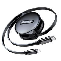 日本トラストテクノロジー PD18TCICR-BK PD18W対応巻取り式ケーブル (PD18TCICR-BK)画像