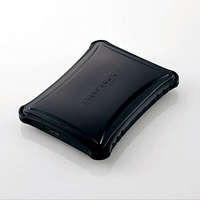ELECOM 外付けSSD/ポータブル/USB3.2(Gen1)対応/ZEROSHOCK/500GB/ブラック (ESD-ZSA0500GBK)画像