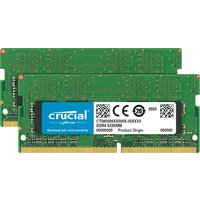 crucial 64GB Kit(32GBx2)DDR4 3200 MT/s(PC4-25600)CL22 DR x8 SODIMM 260pin (CT2K32G4SFD832A)画像