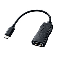 サンワサプライ USB Type C-DisplayPort変換アダプタ AD-ALCDP01 (AD-ALCDP01)画像