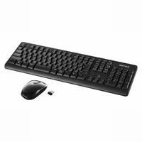 BUFFALO BSKBW120SBK 無線2.4GHz フルキーボード 静音マウスセット ブラック (BSKBW120SBK)画像