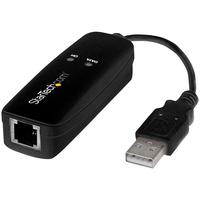 StarTech 外付けUSB接続アナログモデム USB対応FAXモデム アナログ回線でインターネット接続 56kbpsでデータ通信/14.4kbpsでFAX通信 (USB56KEMH2)画像