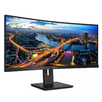 PHILIPS 34型曲面液晶ディスプレイ ブラック 5年間フル保証 (346B1C/11)画像