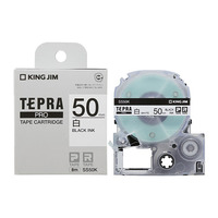 KING JIM SS50K PROテープカートリッジ・白ラベル (SS50K)画像