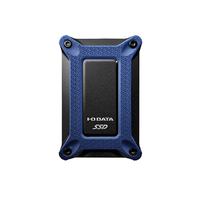 I.O DATA USB3.1 Gen2 Type-C対応 ポータブルSSD 500GB ミレニアム群青 (SSPG-USC500NV)画像